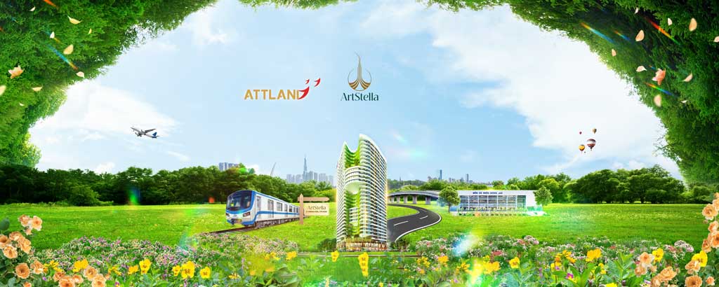 Hình ảnh minh hoạ dự án căn hộ Artstella có tuyến metro đi ngang qua